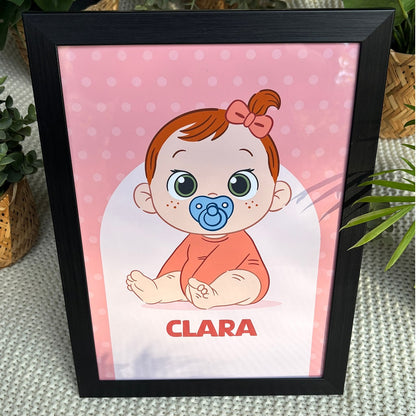 Photo de portrait personnalisé dans un cadre